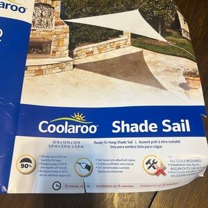 COOLAROO White Shade Sail 13’